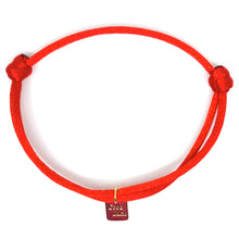 Afbeelding in Gallery-weergave laden, By Trend Armband Satin Good Luck Rood