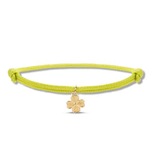 Afbeelding in Gallery-weergave laden, By Trend Armband Nylon Lucky Love Perengroen