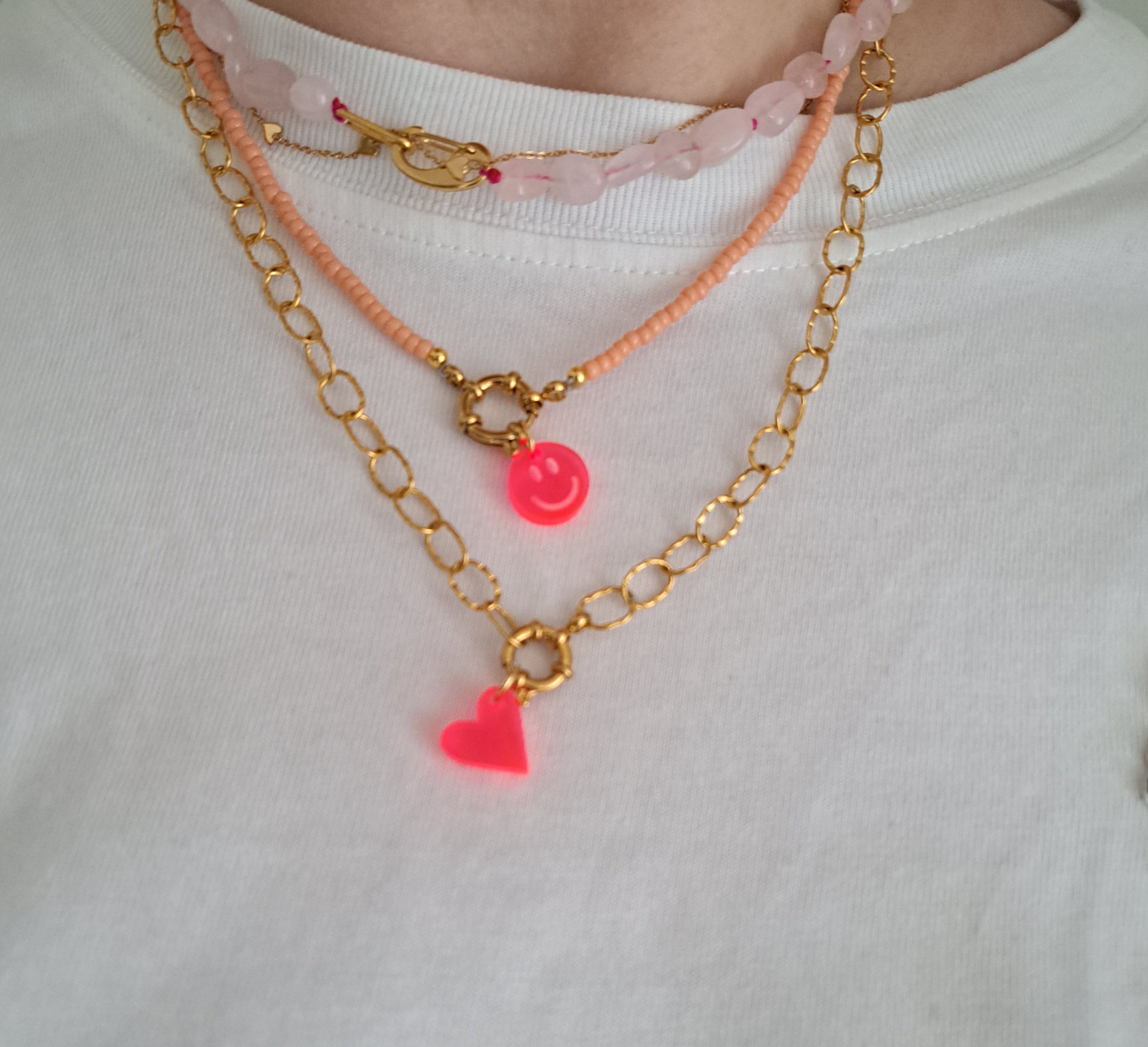 Bert Bedel Hart Neon Roze