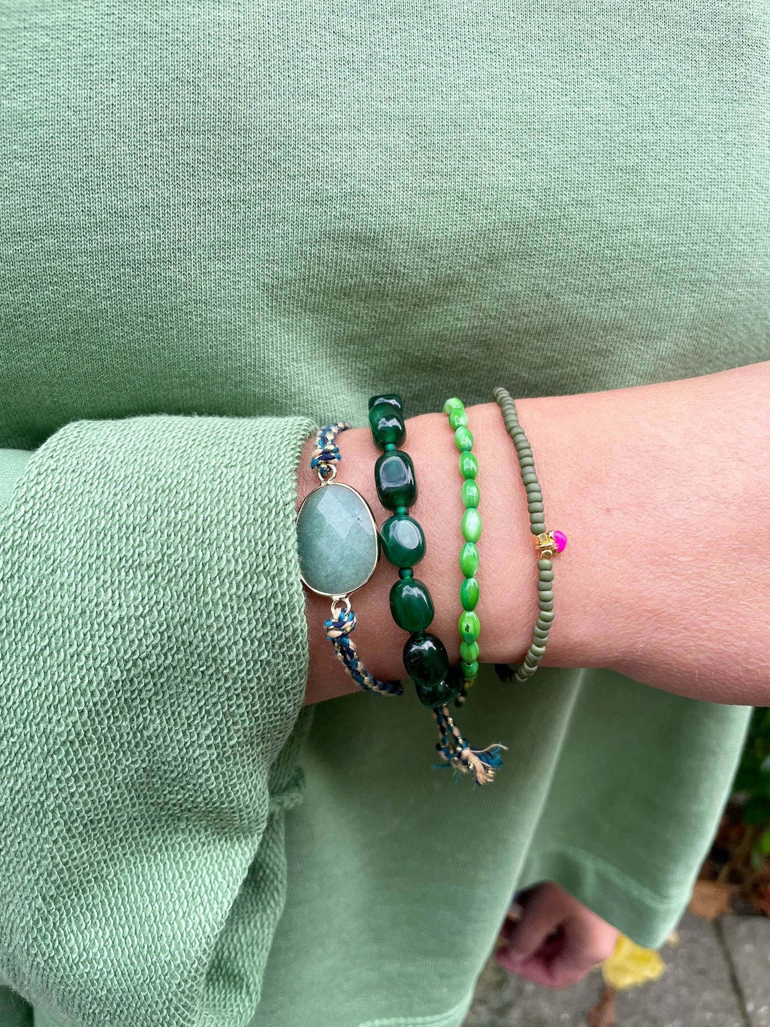 Bert Armband Precious Stone Aventurijn