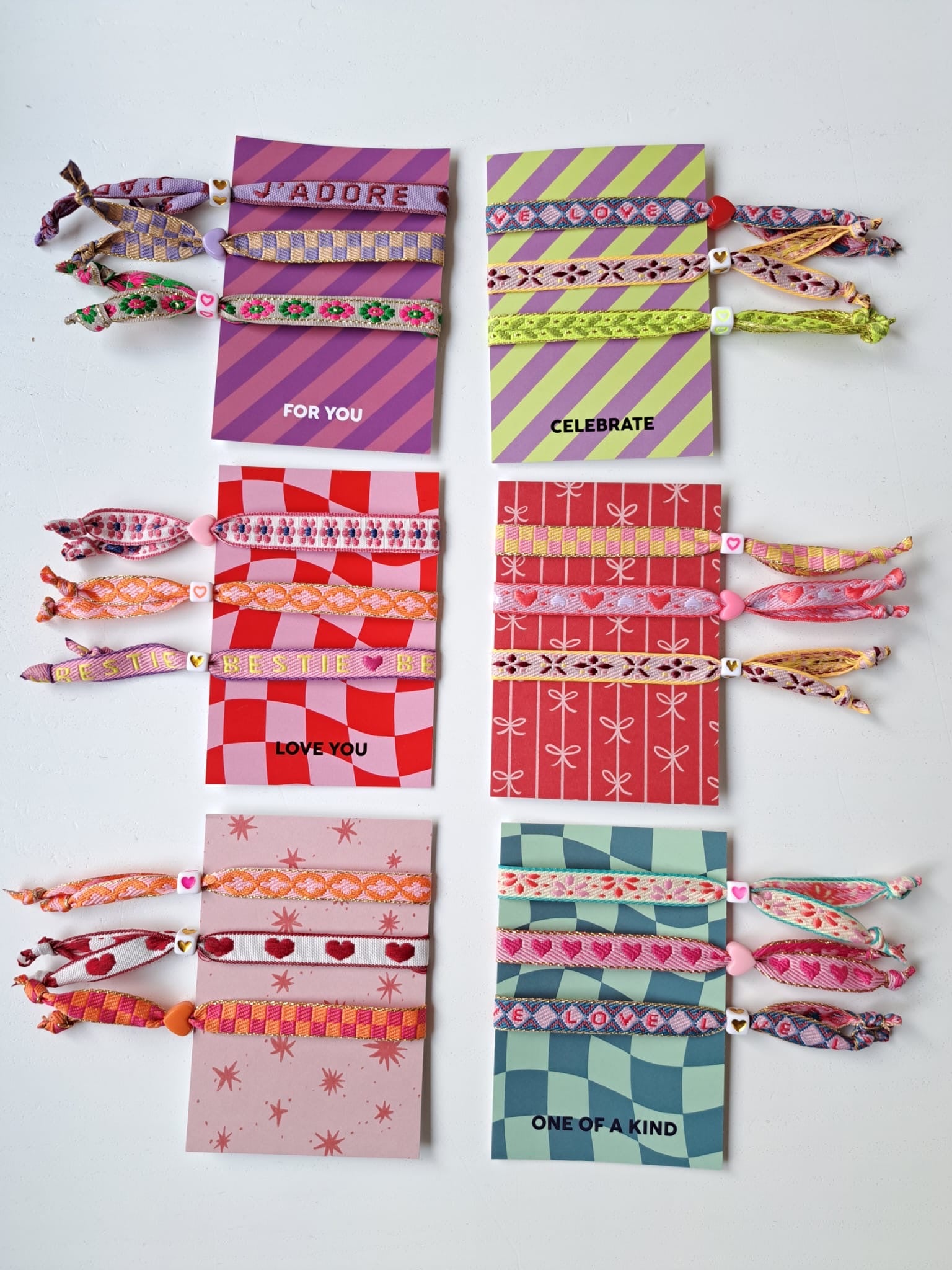 Bert Armbandenset Ribbons 4 - Steun Stichting CF