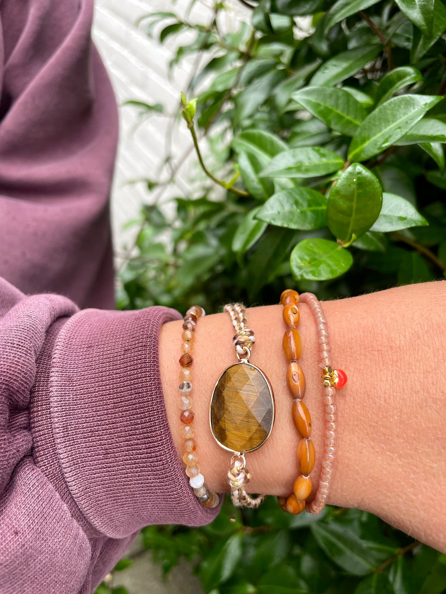 Bert Armband Precious Stone Tijgeroog