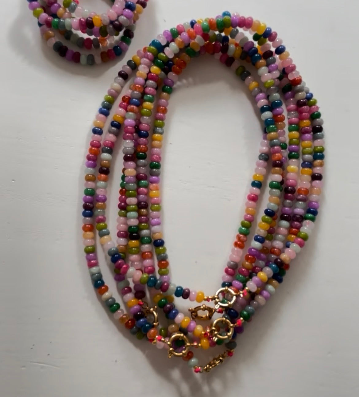 Bert ketting colourfull Stones