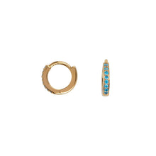 Afbeelding in Gallery-weergave laden, Bobby Rose Jewelry Oorbel Classic Aqua Small (Per stuk)