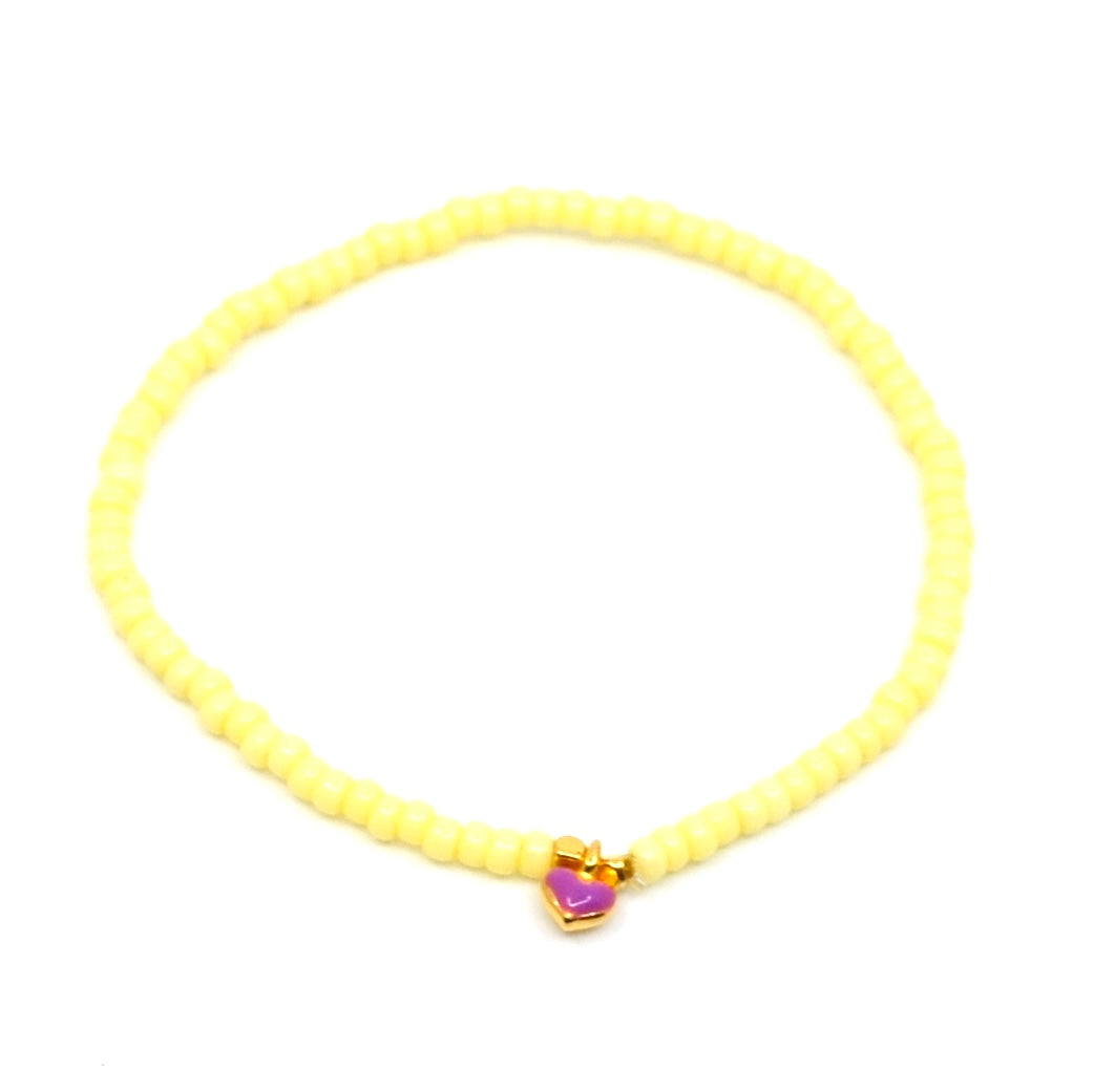 Bert Armband Amor Geel/Paars