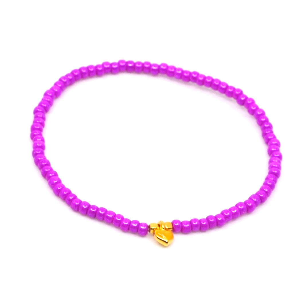 Bert Armband Amor Paars/Oranje