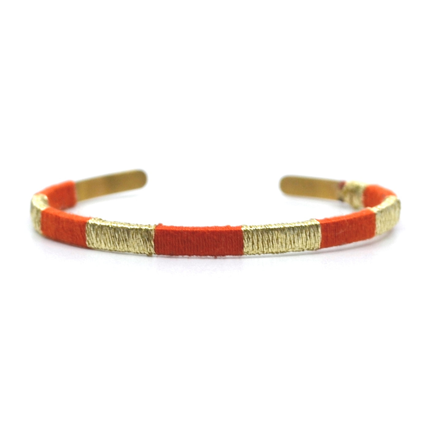 Bert Armband Bangle S Gold Stripe (Kies uit meerdere kleuren)