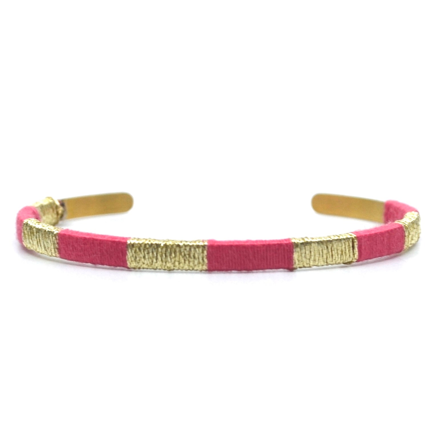 Bert Armband Bangle S Gold Stripe (Kies uit meerdere kleuren)