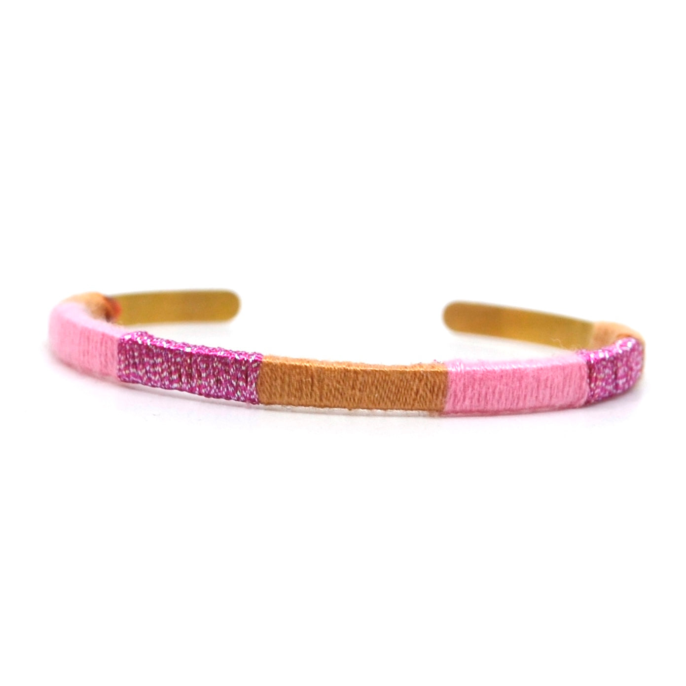 Bert Armband Bangle S Roze/Glitter