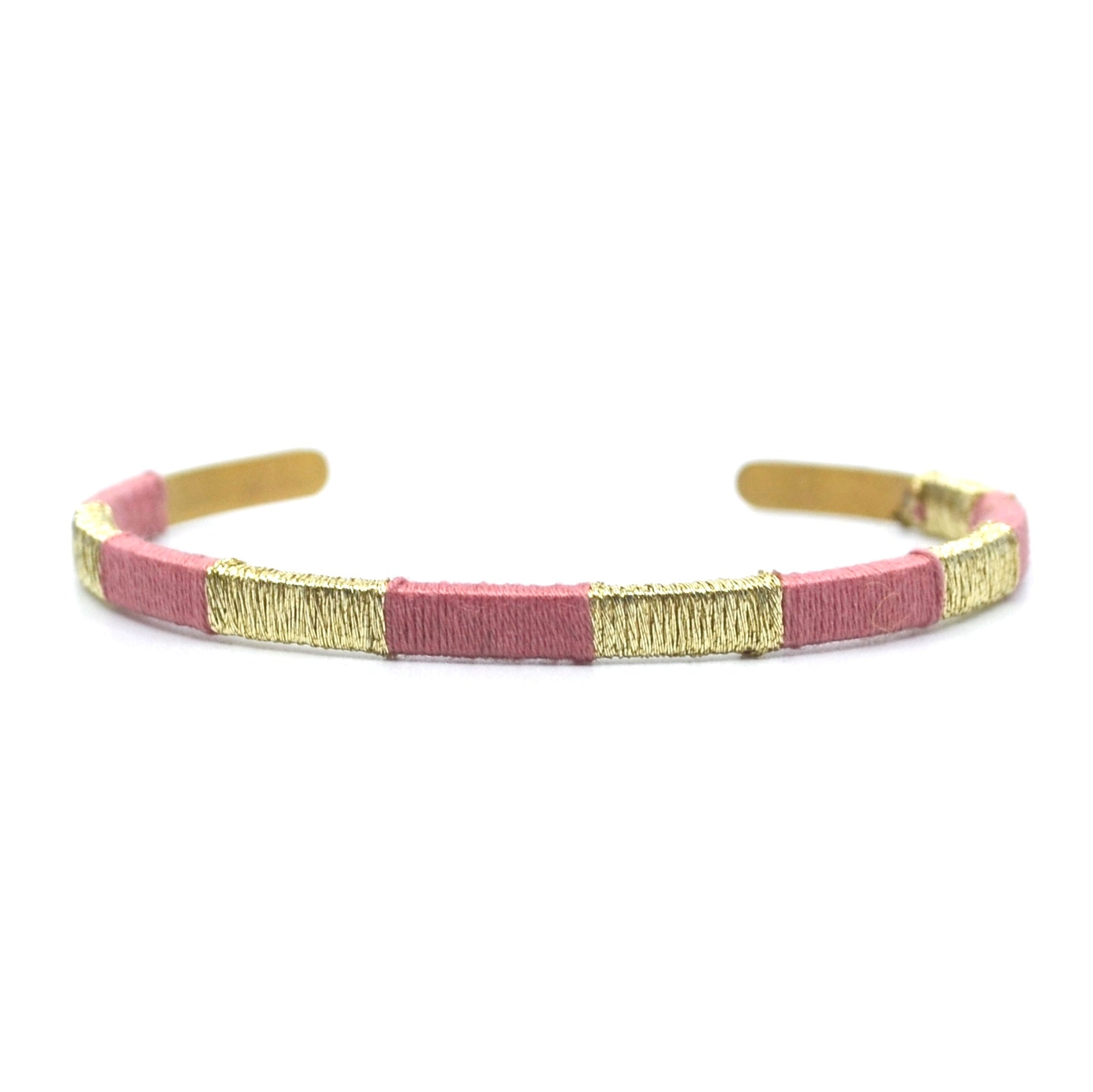 Bert Armband Bangle S Gold Stripe (Kies uit meerdere kleuren)