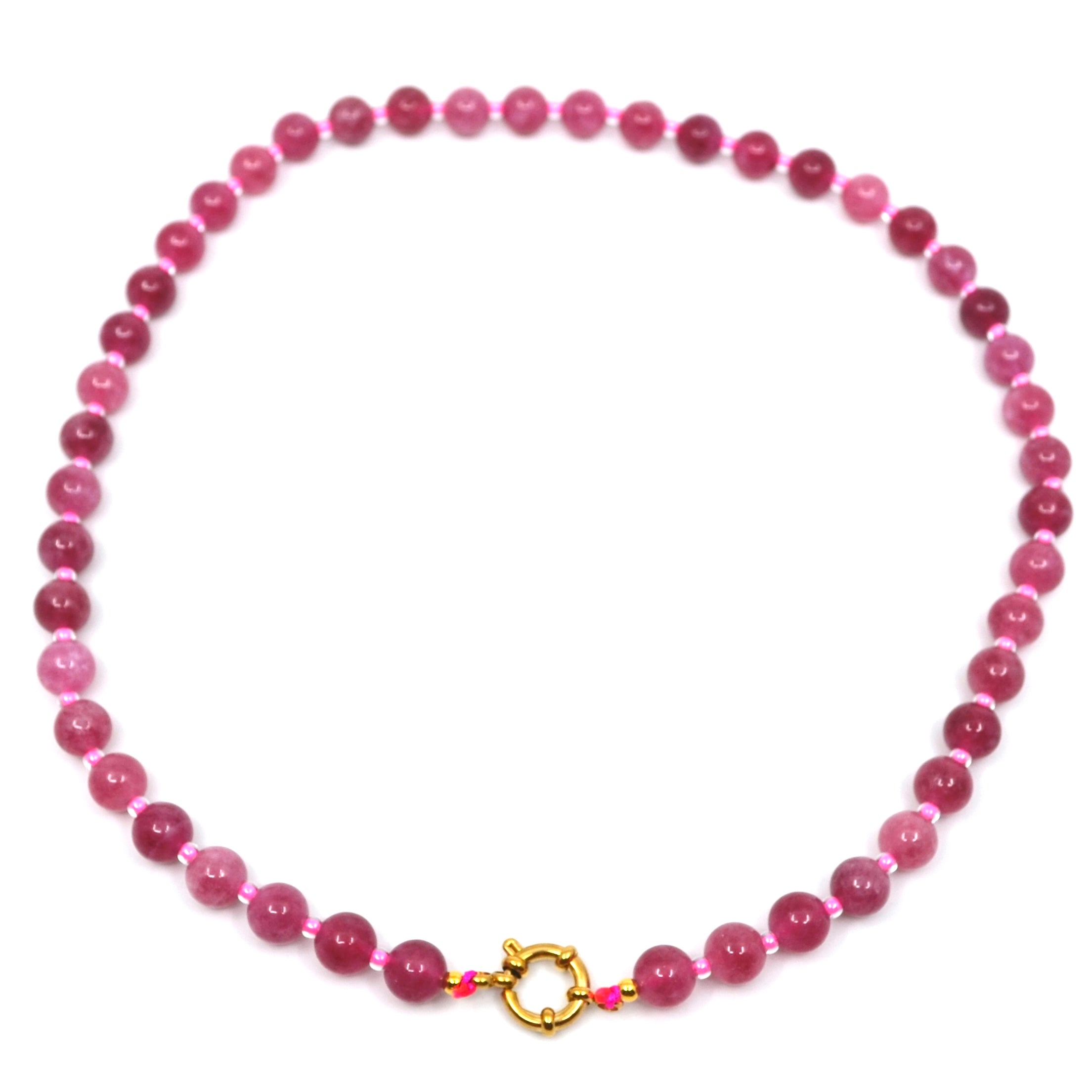 Bert Ketting Rood/Roze Jade