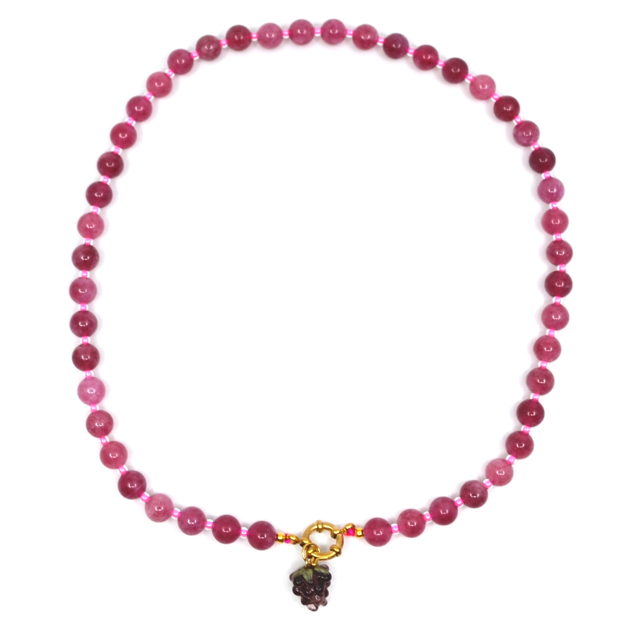 Bert Ketting Rood/Roze Jade