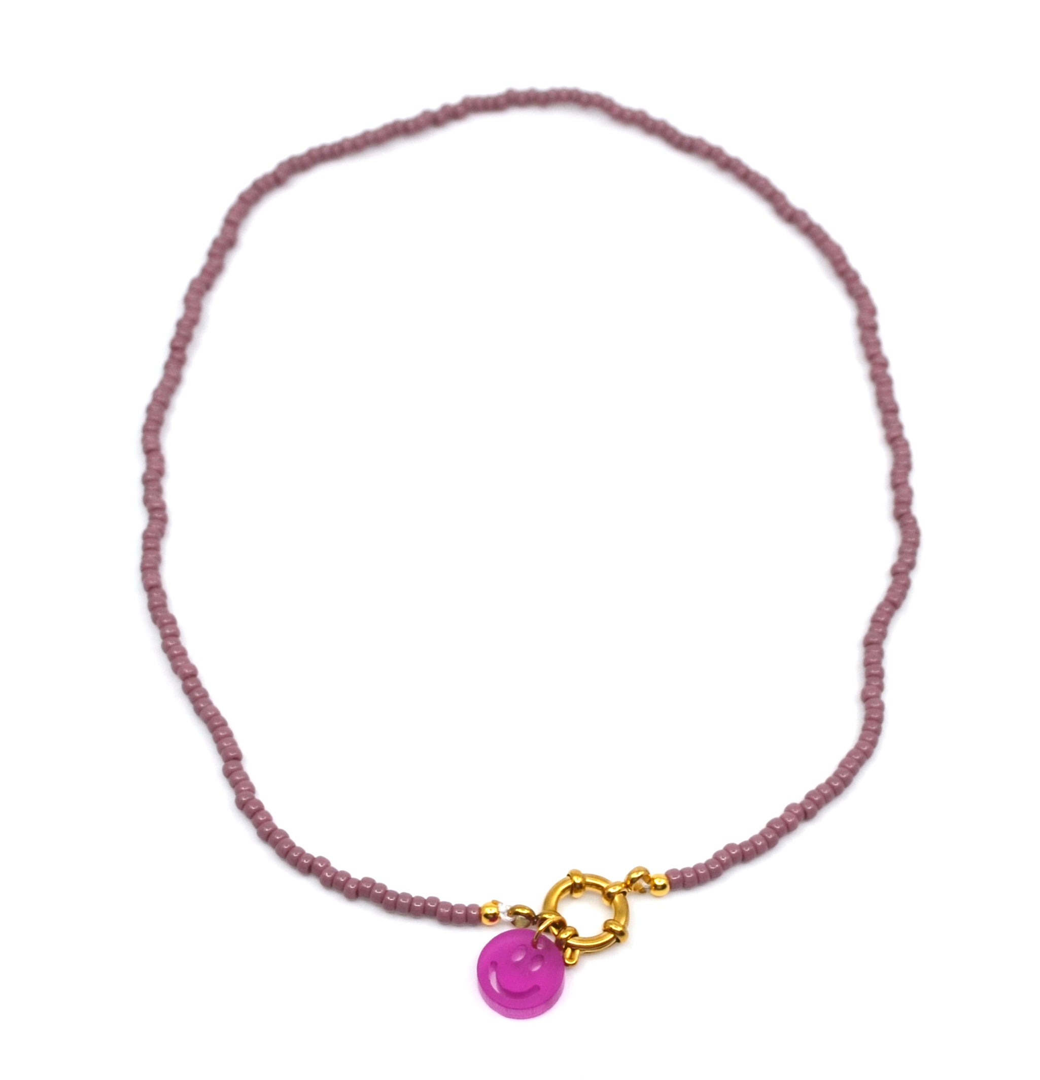 Bert Bedel Smiley Neon Paars