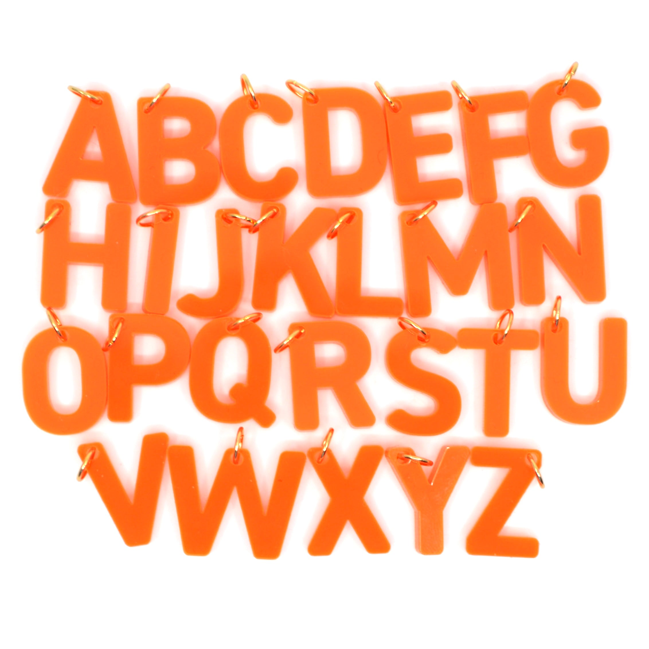 Bert Bedel Initiaal Neon Oranje (Kies je letter)