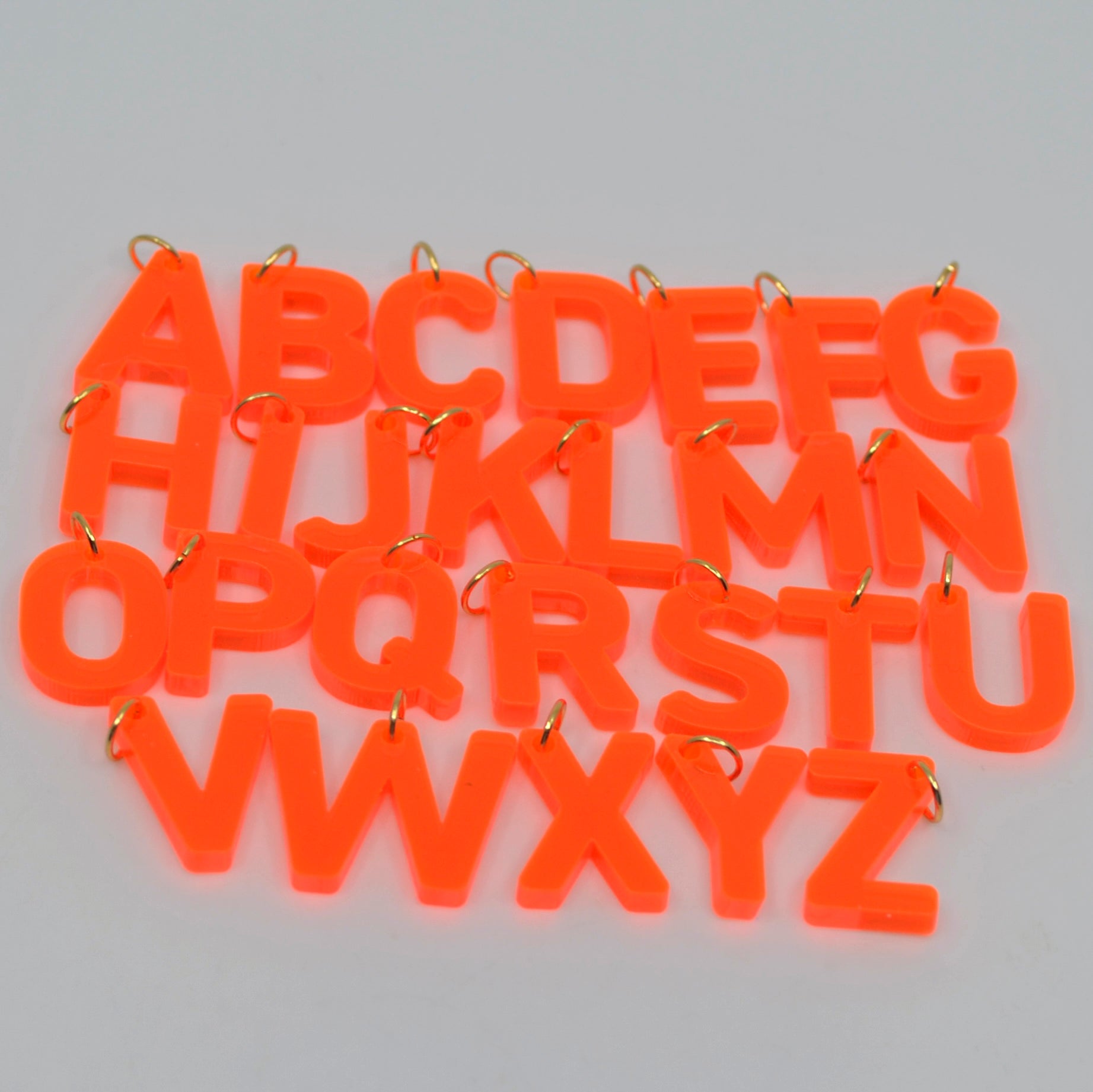 Bert Bedel Initiaal Neon Oranje (Kies je letter)