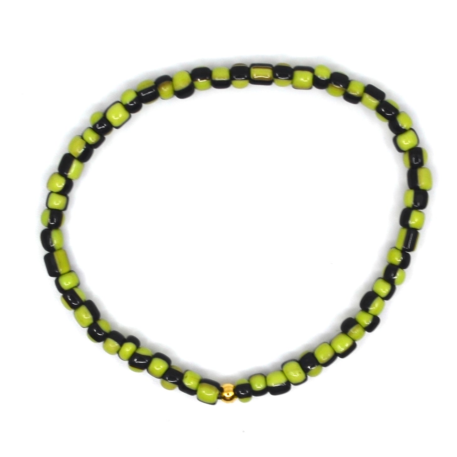 Bert Armband Funky Lime Zwart