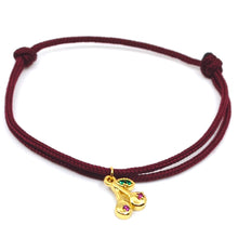 Afbeelding in Gallery-weergave laden, By Trend Armband Limited Nylon Cherry Bordeaux