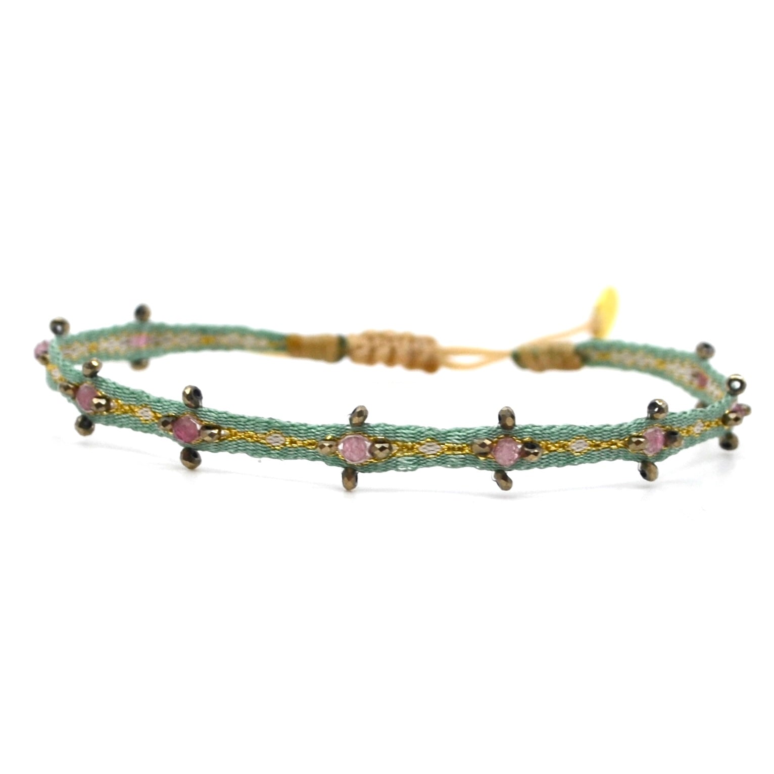 LeJu Armband Cruzy - 3 Hematiet/Toermalijn