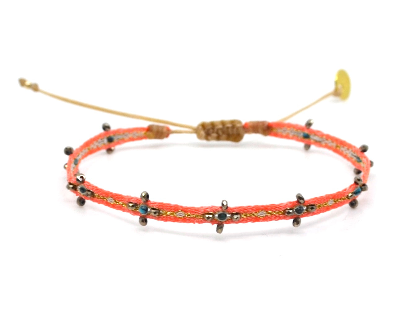 LeJu Armband Cruzy - 1 Hematiet/Turkoois