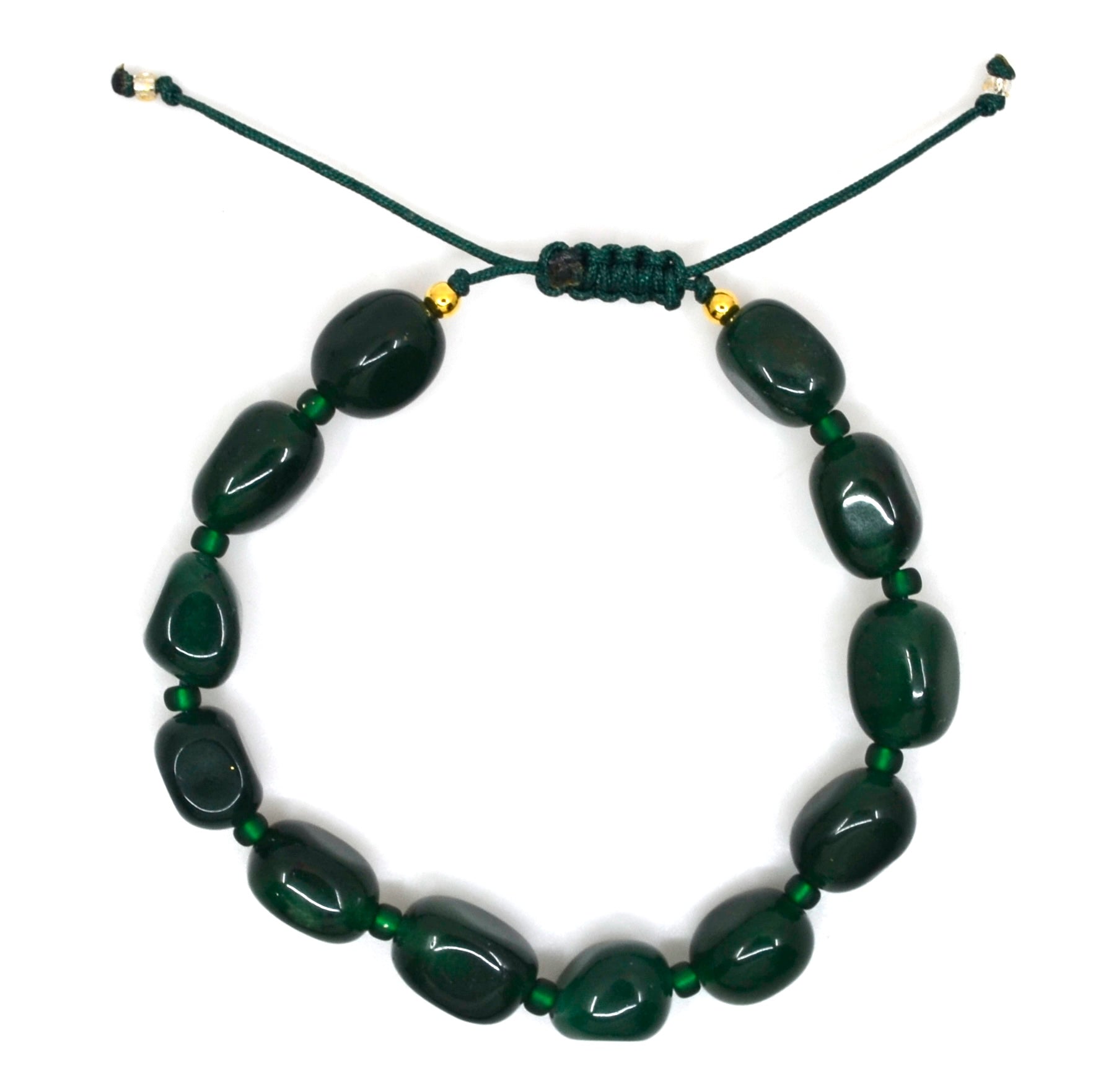 Bert Armband Luna Donkergroen