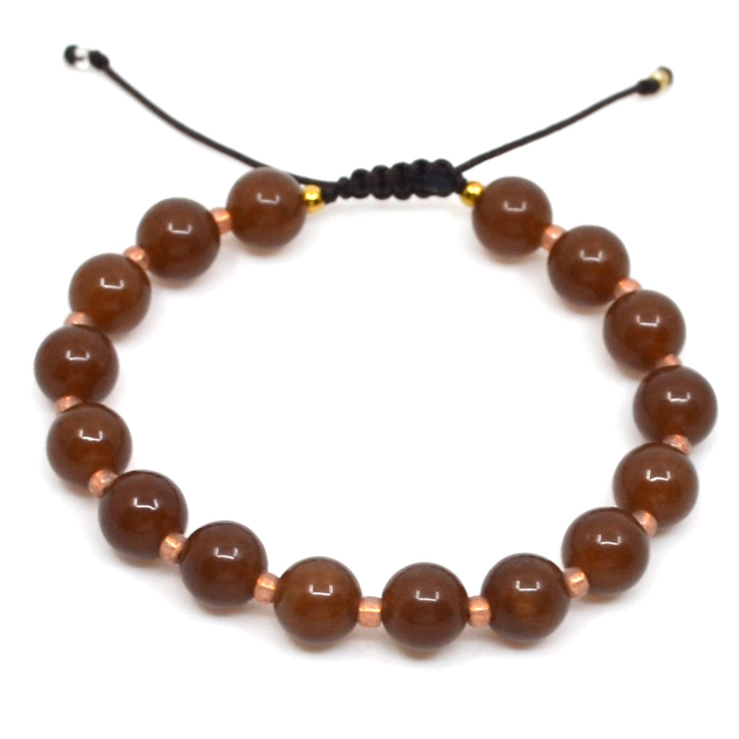 Bert Armband Jade Bruin