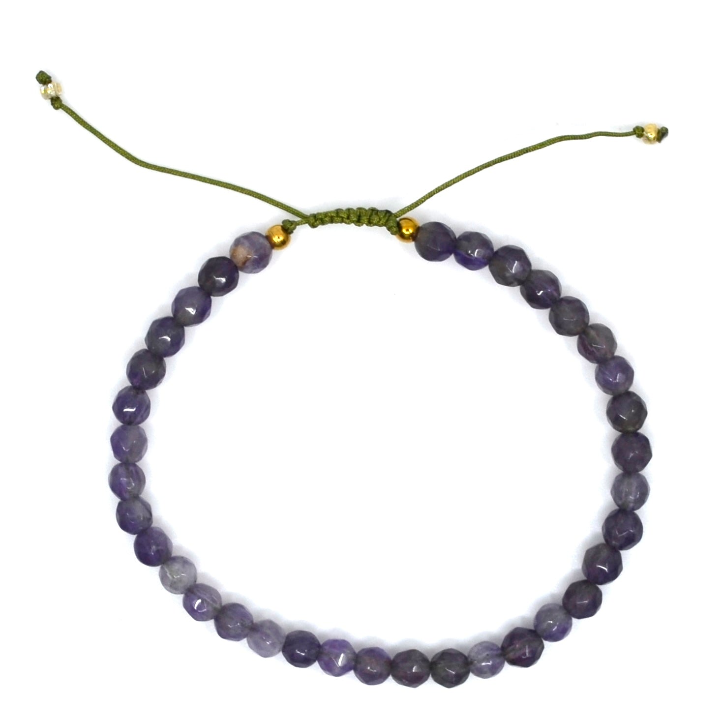 Bert Armband Natuursteen Paars