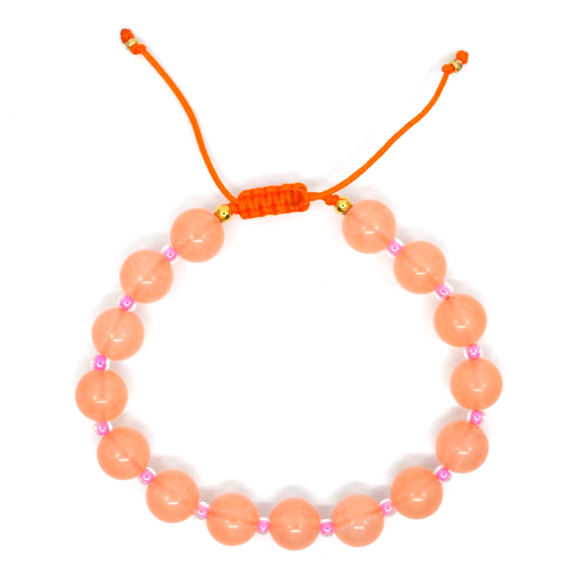 BERT Armband Licht Oranje Jade
