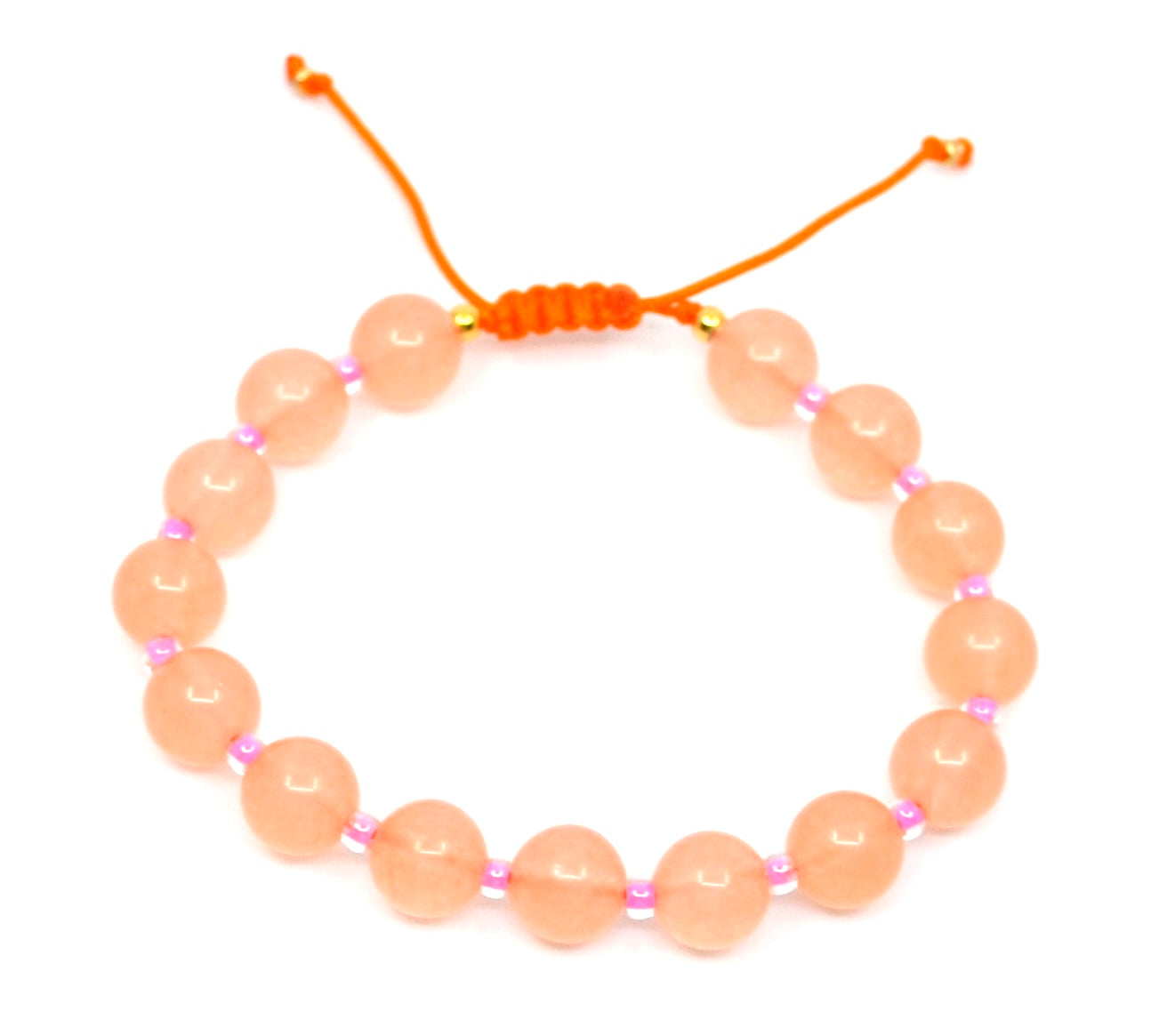 BERT Armband Licht Oranje Jade