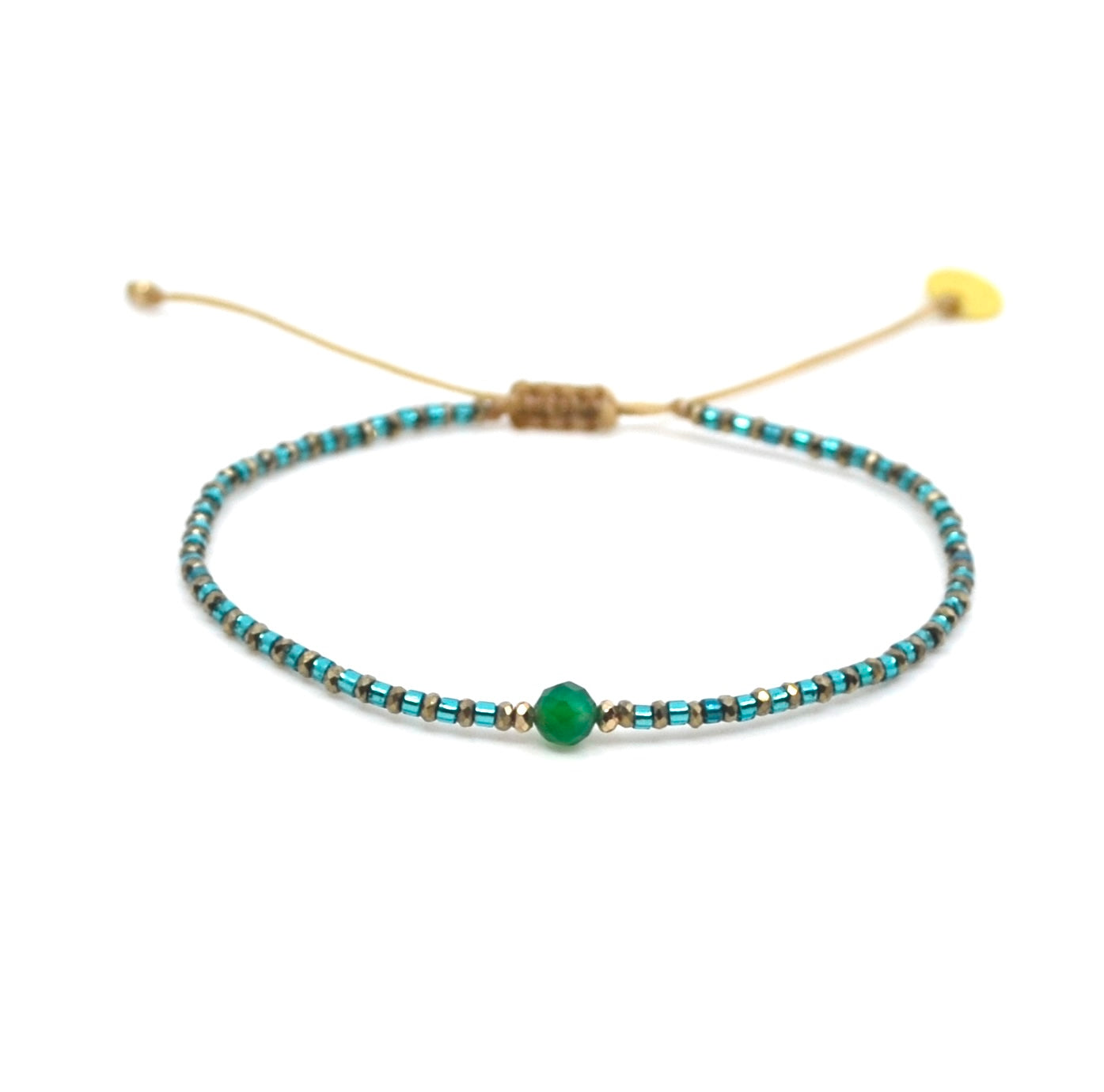 LeJu Armband Luxy - 1 Groene Onyx