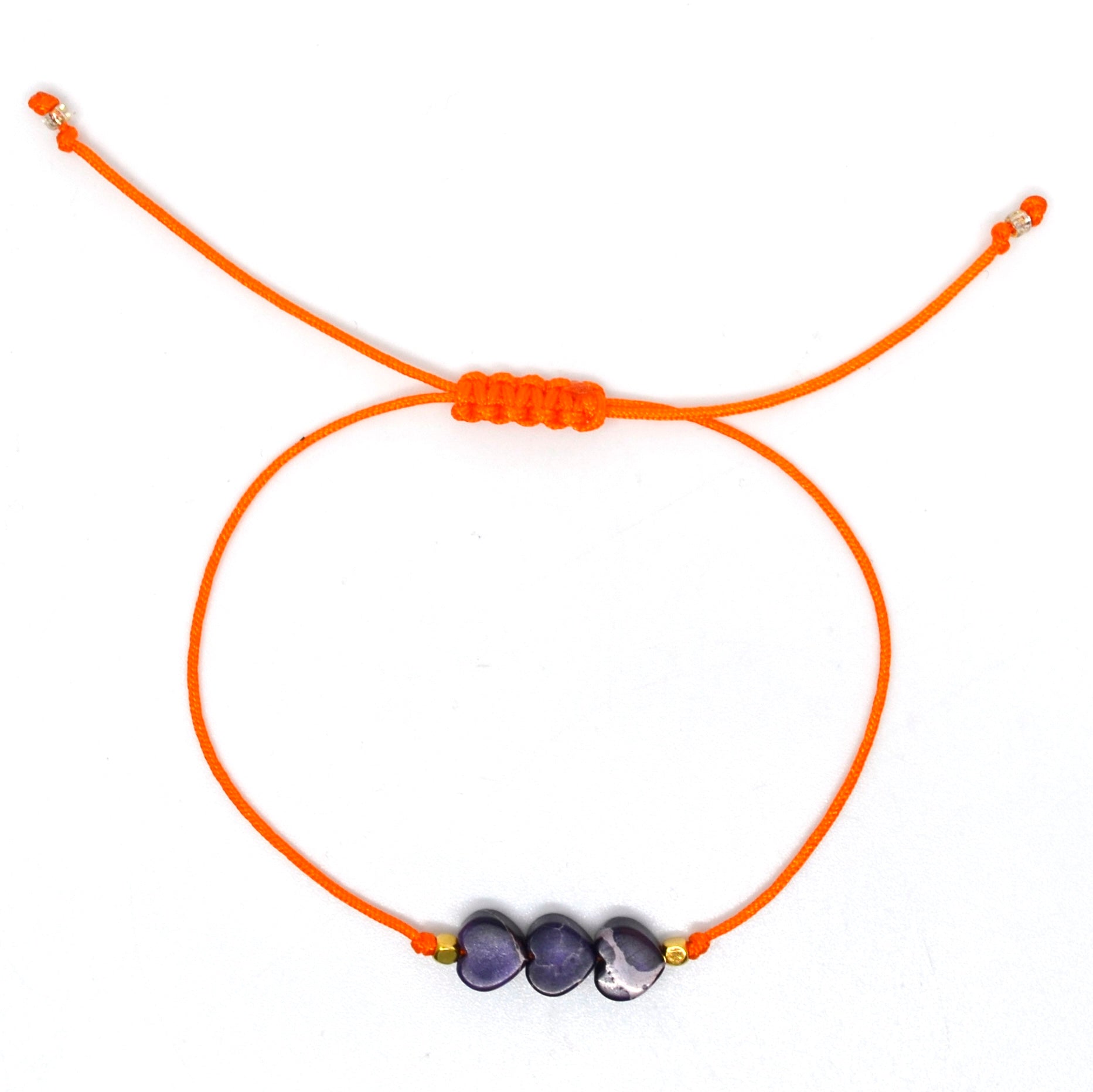Bert Armband Moederdag 3 Hart Paars