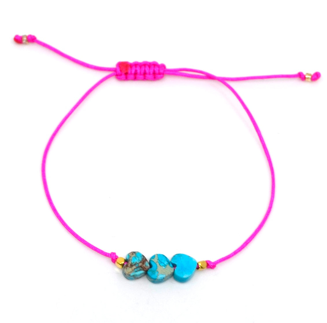 Bert Armband Moederdag 3 Hart Lichtblauw