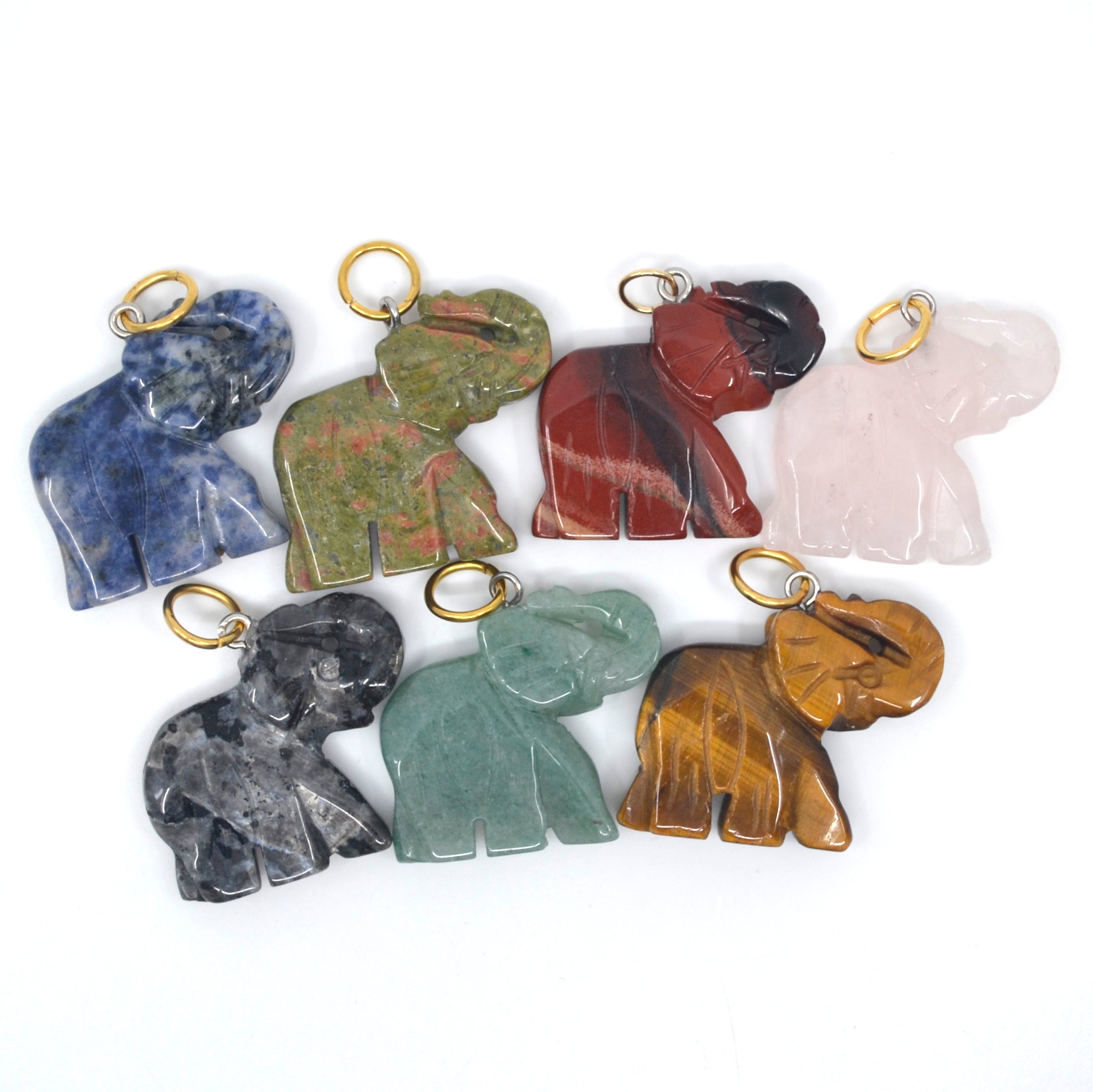 Bert Bedel Olifant XL Edelsteen (Kies uit meerdere soorten)