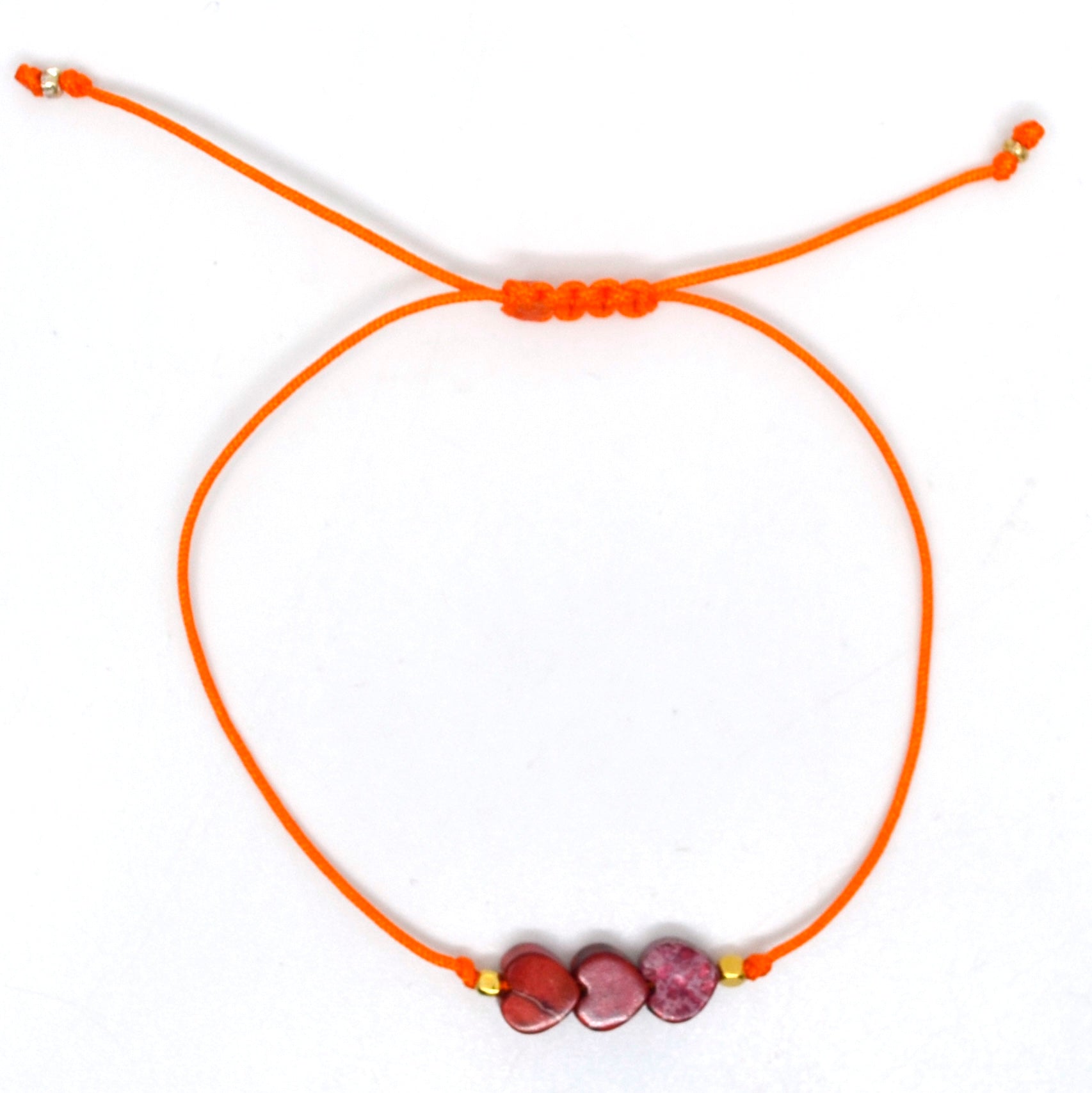 Bert Armband Moederdag 3 Hart Rood
