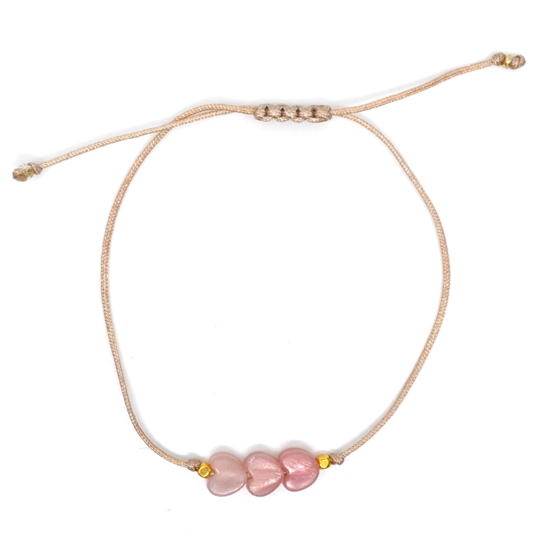 Bert Bracelet Mother's Day 3 Heart Light Pink