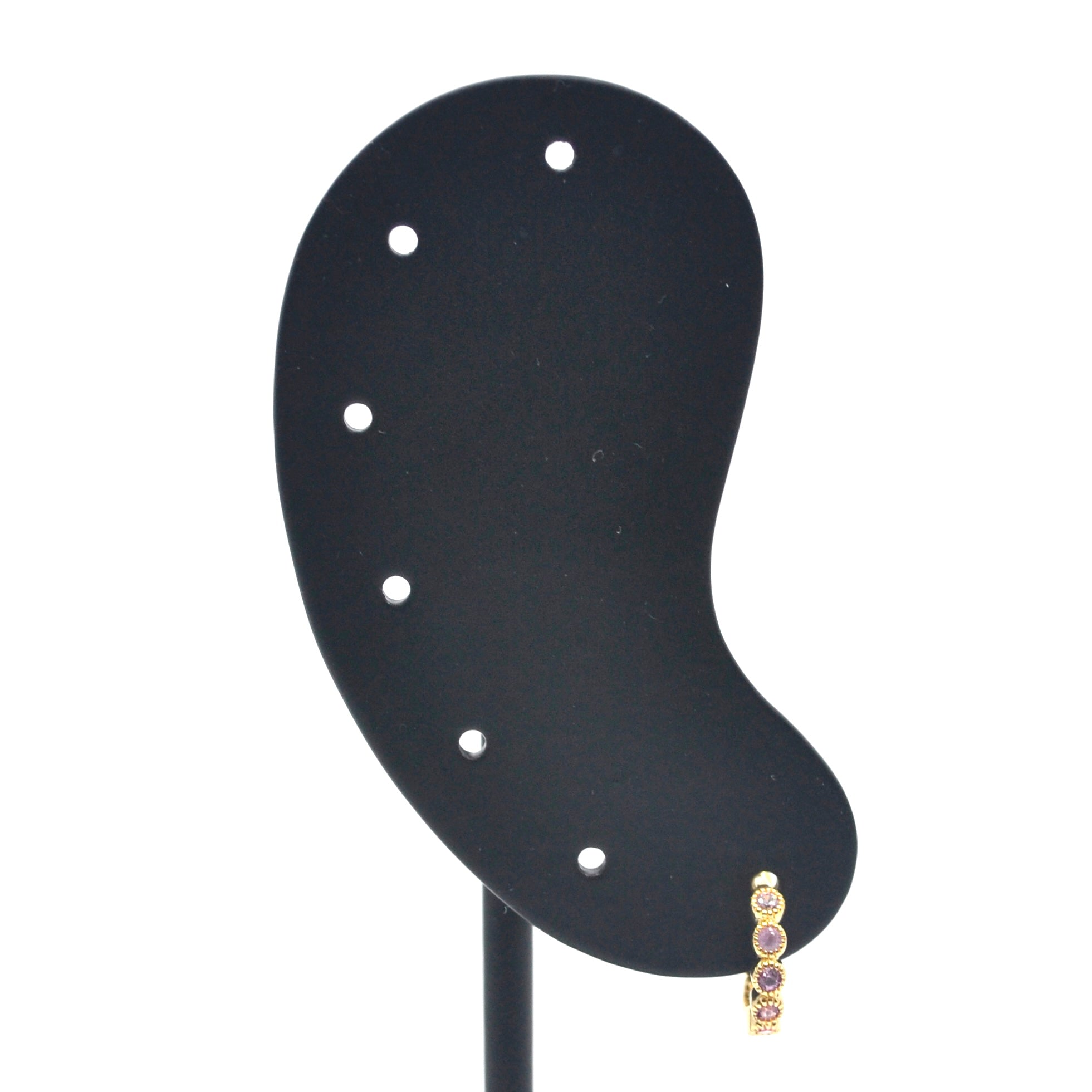 Bobby Rose Jewelry Oorbel Multi Pink Swarovski Clip (Per stuk)