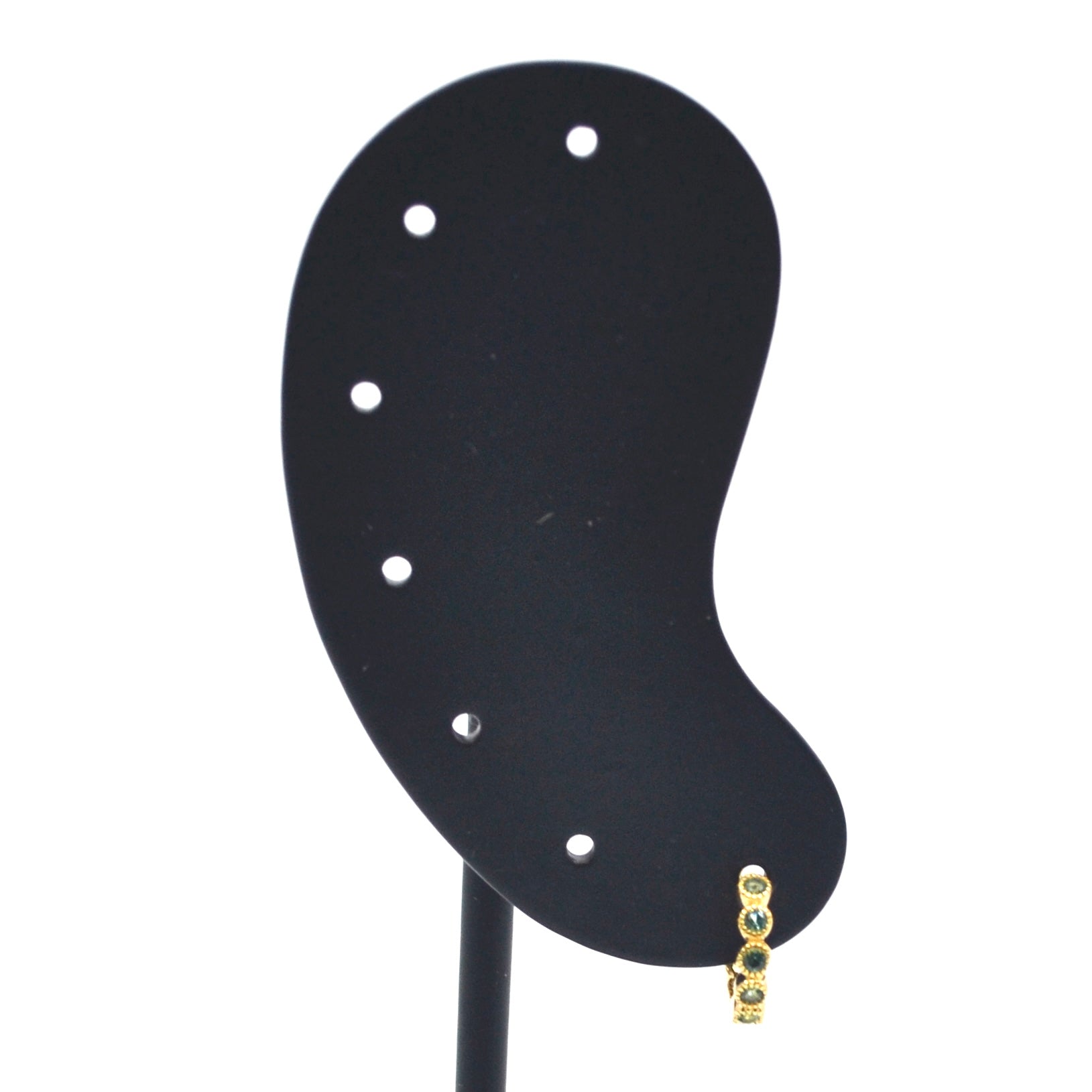 Bobby Rose Jewelry Oorbel Olive Green Swarovski Clip (Per stuk)