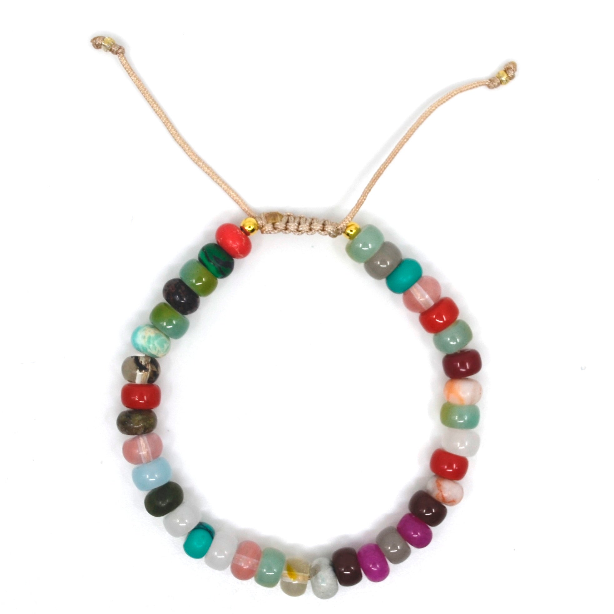 Bert Armband Natuursteen Mix S