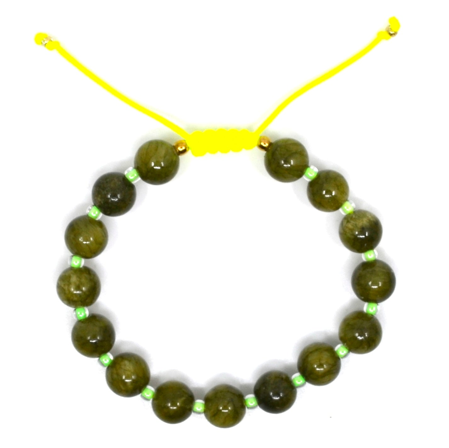 BERT Armband Olijfgroen Jade