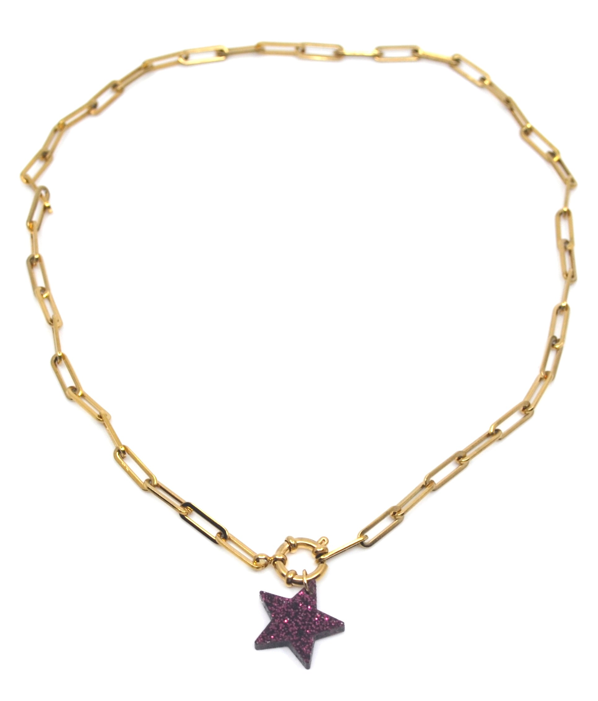 Bert Bedel Ster Bordeaux Glitter