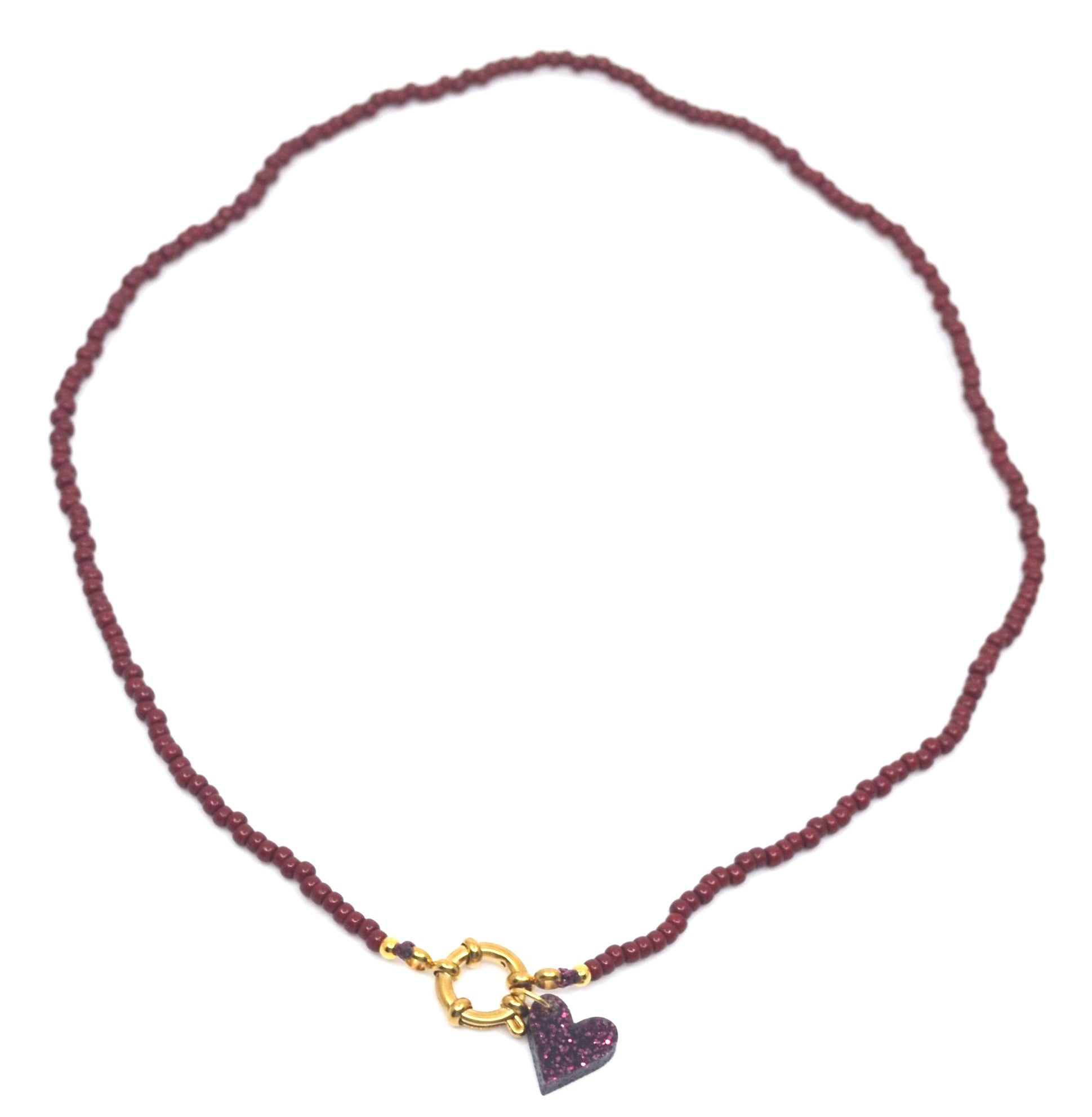 Bert Bedel Hart Bordeaux Glitter