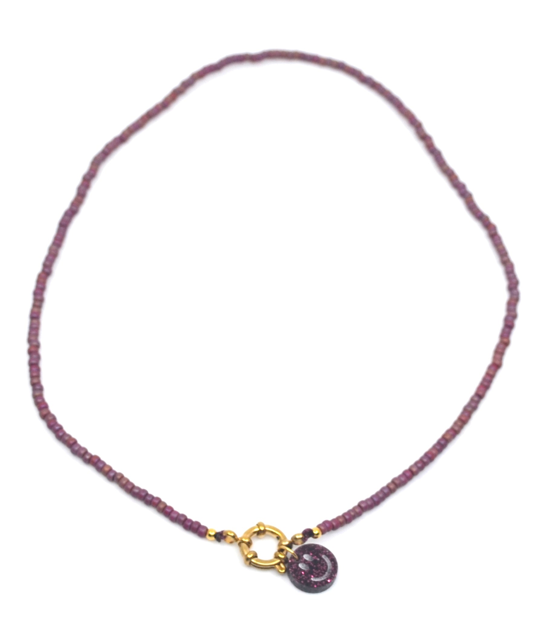 Bert Bedel Smiley Bordeaux Glitter