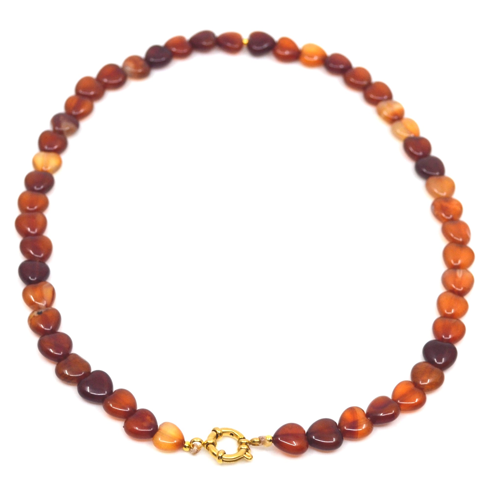 Bert Ketting Heart Gems Rode Agaat