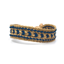 Afbeelding in Gallery-weergave laden, Bert Armband Gold - Blauw