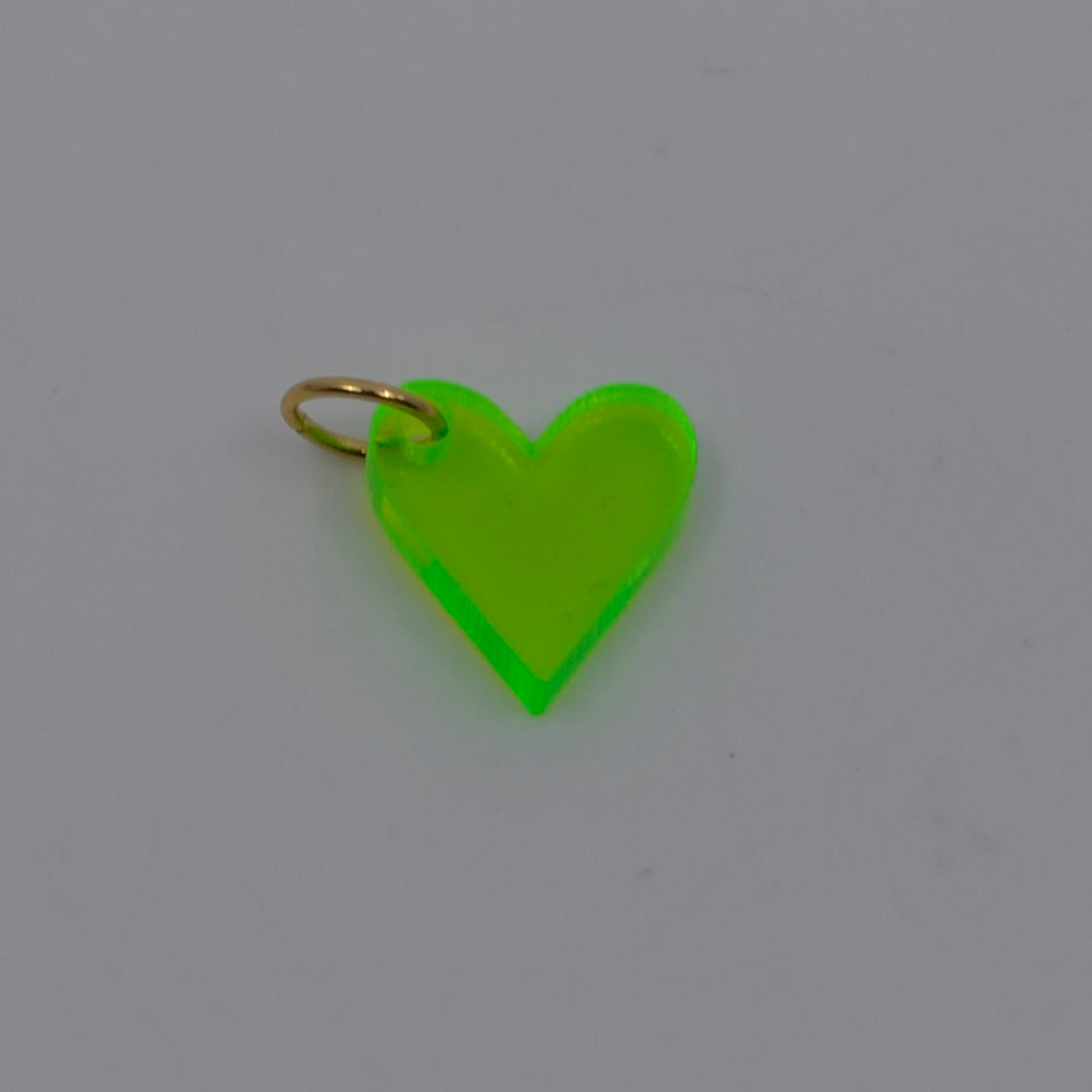 Bert Bedel Hart Neon Groen Transparant
