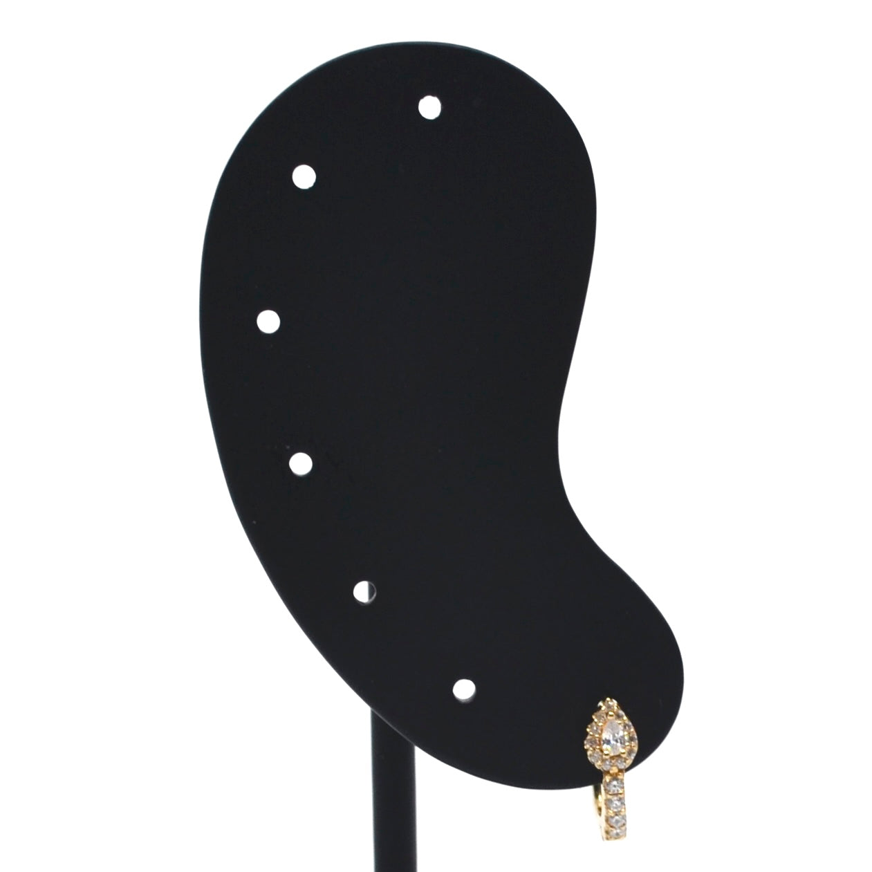 Bobby Rose Jewelry Oorbel Crystal White (Per stuk)