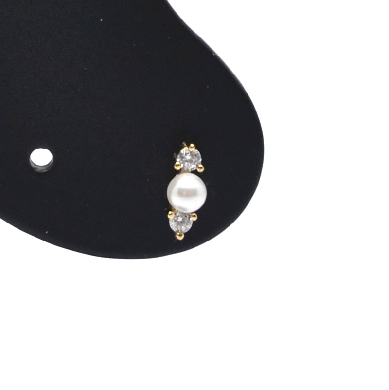 Bobby Rose Jewelry Oorbel Papillon Pearl (per stuk)