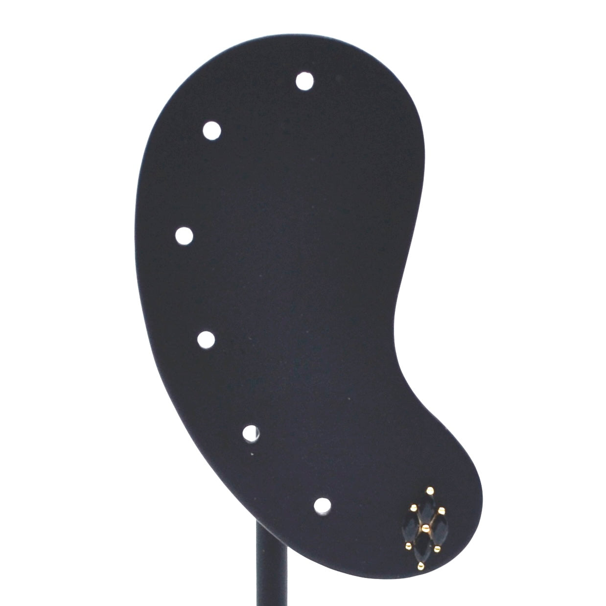 Bobby Rose Jewelry Oorbel Rhombus Black (per stuk)