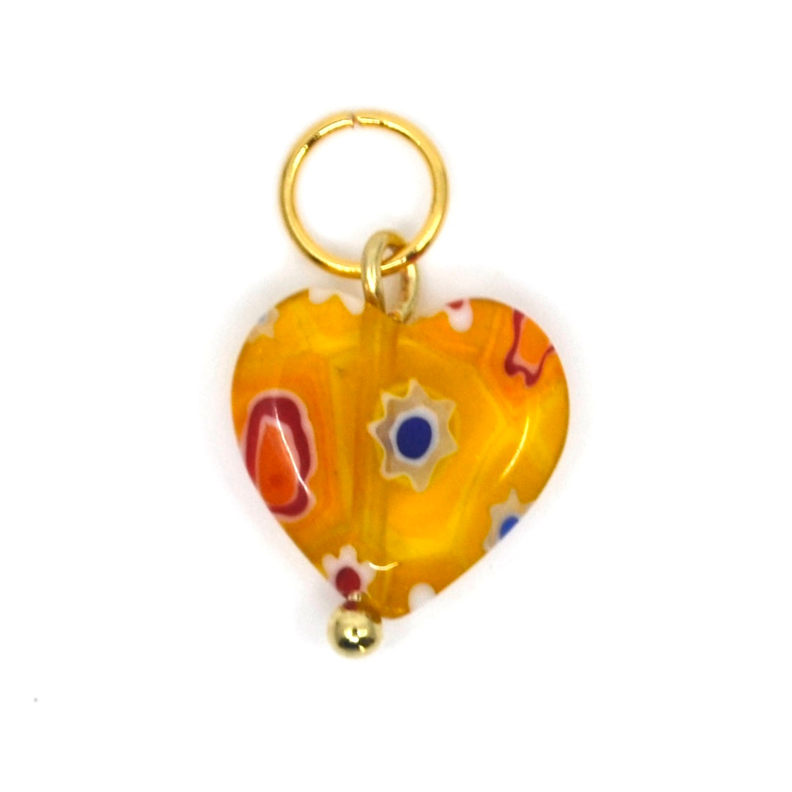 Bert Bedel Lampwork Heart - 2