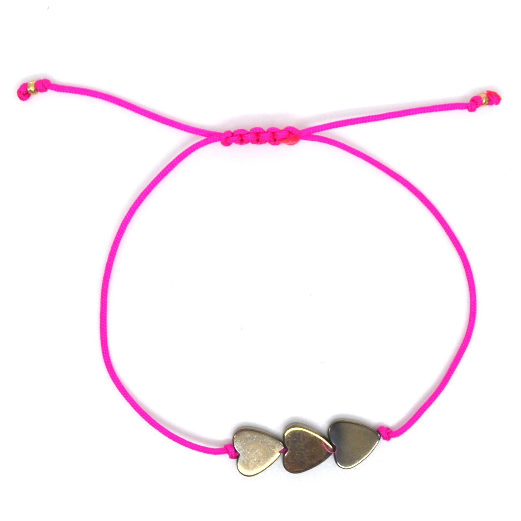 Bert Armband 3 Hart Hematiet