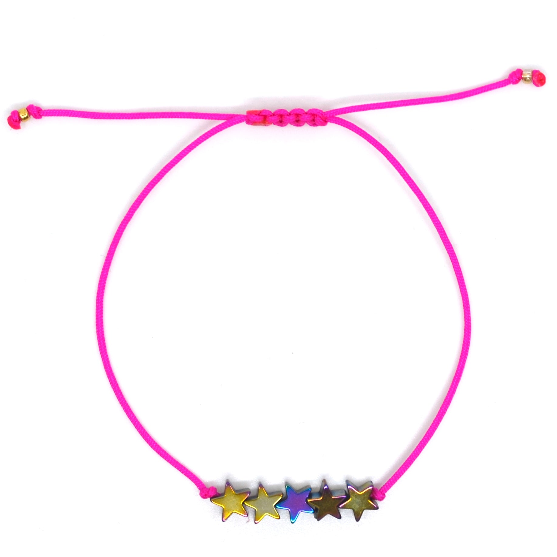 Bert Armband 5 Ster Parelmoer Goud